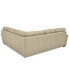 Фото #12 товара Ennia 2-Pc. Leather Sectional Sofa, Created for Macy's