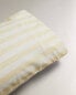 Фото #7 товара Striped cotton linen pillowcase