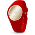 Фото #1 товара Ice-Watch - ICE glam rock Kiss - Rote Damenuhr mit Silikonarmband - 019861 (Medium)