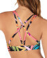 ფოტო #2 პროდუქტის Juniors' Max Tropic Dance Scoop-Neck Bikini Top