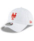 ფოტო #1 პროდუქტის Men's White New York Mets Fashion Core Classic 9Twenty Adjustable Hat