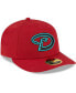 Фото #3 товара Men's Red Arizona Diamondbacks Alternate Authentic Collection On-Field Low Profile 59FIFTY Fitted Hat