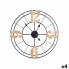 Фото #1 товара Часы настенные Gift Decor Чёрный Металл Деревянный MDF 60 x 60 x 5 см (4 штуки)