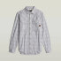 G-STAR Dakota long sleeve shirt Correct Grey Phill Check, L - фото #1