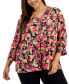 Plus Size Oaklyn Garden Utility Top, Created for Macy's