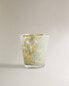 Speckled glass tumbler