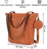 Фото #6 товара Berliner Bags Verona Vintage Shoulder Bag Leather Handbag for Women - Brown, brown
