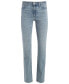 Фото #4 товара Women's Rhinestone-Embellished Straight-Leg Denim Jeans