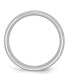 Cobalt Sterling Silver Inlay Satin Wedding Band Ring