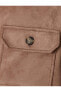 Фото #17 товара Süet Görünümlü Ceket Cep Detaylı Gömlek Yaka Düğmeli