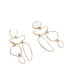 ფოტო #1 პროდუქტის Women's Abstract Drop Earrings