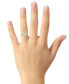 ფოტო #2 პროდუქტის Diamond Baguette-Framed Halo Engagement Ring (3/4 ct. t.w.) in 14k White, Yellow or Rose Gold