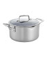 Фото #1 товара Clad CFX 6-Qt. Dutch Oven with Strainer Lid and Pouring Spouts