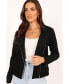 Фото #1 товара Women's Spencer Faux Suede Moto Jacket