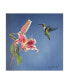 Фото #1 товара Rusty Frentner 'Hummingbird And Lily' Canvas Art - 14" x 14"