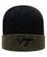 ფოტო #2 პროდუქტის Men's Olive, Black Virginia Tech Hokies OHT Military-Inspired Appreciation Skully Cuffed Knit Hat