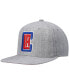 Фото #1 товара Men's Heathered Gray LA Clippers 2.0 Snapback Hat