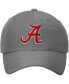 Men's Gray Alabama Crimson Tide Primary Logo Staple Adjustable Hat