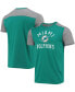 Фото #1 товара Men's Aqua, Gray Miami Dolphins Field Goal Slub T-shirt