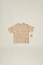 Timelesz- striped linen blend t-shirt