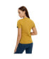 ფოტო #2 პროდუქტის Bellemere Women's Grand V-Neck Cotton T-Shirt 160G