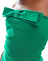 Vesper bandeau bow detail bodycon midi dress in green grün, 36 - фото #3