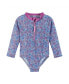 ფოტო #4 პროდუქტის Baby Girls One Piece Rash Guard Set