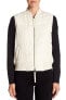 Фото #2 товара Vince 164632 Women's Strand Collar Zip Front Quilted Vest Solid Ivory Sz. XS