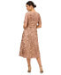 Фото #2 товара Women's Sequined Embroidered Midi Dress