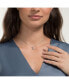 ფოტო #4 პროდუქტის Silver-Tone Crystal Solitaire Pendant Necklace, 14-7/8" + 2" extender