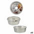 Фото #1 товара Формы для выпечки Кинвара Set of Cake Tins Алюминий Серебристый 19,5 x 19,5 x 6 см 4 предмета