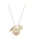 Фото #1 товара Unwritten multi Crystal Protect Charm Pendant Necklace
