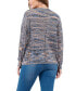 Фото #2 товара Studio Women's Patchwork Spacedye Long Sleeve Sweater