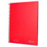 NAVIGATOR A4 spiral notebook hard cover 80h 80gr 4 mm square with red margin