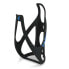 Черная пластиковая фляга Cube HPP Bottle Cage Matt Black / Blue - фото #1