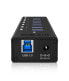 Фото #5 товара ICY BOX IB-AC618 - USB 3.2 Gen 1 (3.1 Gen 1) Type-A - 5000 Mbit/s - Black - Aluminium - 100 - 240 V - 110 mm