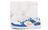 Фото #1 товара 【定制球鞋】 Nike Dunk Low 字母 vibe风 解构 高街 礼盒 低帮 板鞋 男款 蓝金 / Кроссовки Nike Dunk Low DV0831-101