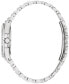 ფოტო #2 პროდუქტის Women's Phantom Crystal Stainless Steel Bracelet Watch 32mm
