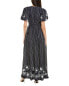 Фото #2 товара Платье макси с V-образным вырезом в линии и цветочным принтом Gracia