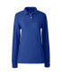 Women's School Uniform Long Sleeve Mesh Polo Shirt