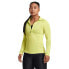 UNDER ARMOUR Tech Twist half zip sweatshirt Lime Yellow 743 / White 100 / Metallic Silver 099, L - фото #2