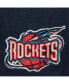 ფოტო #3 პროდუქტის Men's White, Navy Houston Rockets Retro Sport Colorblock Script Snapback Hat
