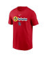 ფოტო #2 პროდუქტის Men's Red St. Louis Cardinals Logo Local Team T-shirt