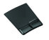 Фото #1 товара Fellowes Health-V Crystal Mouse Pad/Wrist Support Black - Black - Monochromatic - Gel - Plastic - Wrist rest