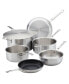 Фото #1 товара Thomas Keller Insignia Commercial Clad Stainless Steel 7-Piece Set