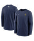 Фото #1 товара Men's Navy Milwaukee Brewers Authentic Collection Logo Performance Long Sleeve T-shirt