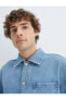Фото #3 товара Kot Gömlek Ceket Cep Detaylı Düğmeli Klasik Yaka