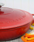 Фото #2 товара French Enameled Cast Iron 2.6 Qt. Braiser with Lid