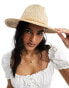 Фото #1 товара Accessorize fedora hat in straw