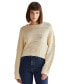 Фото #1 товара Women's Cassi Textured Shadow Stripe Sweater
